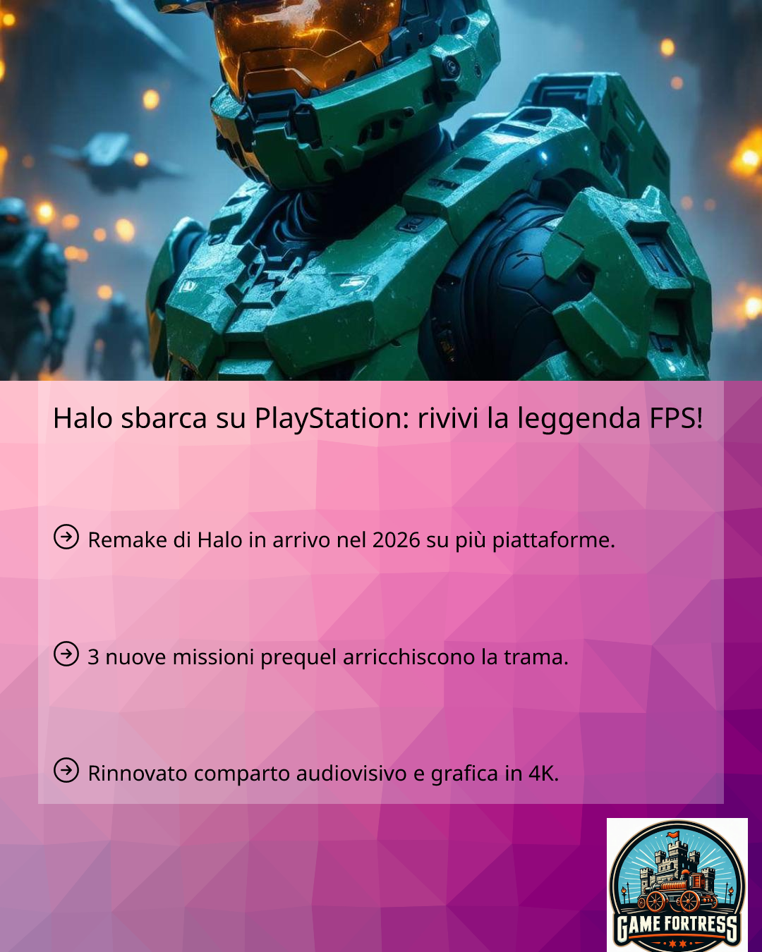 Halo sbarca su PlayStation: rivivi la leggenda FPS! - Thegamefortress
