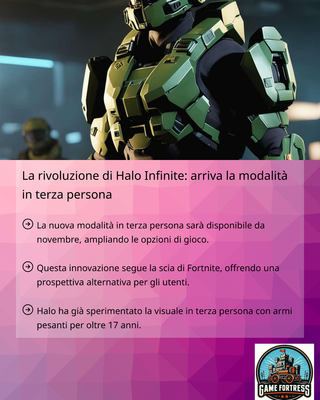 La rivoluzione di Halo Infinite: arriva la modalità in terza persona ...